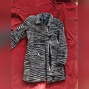 Zebra print Fall/Spring jacket